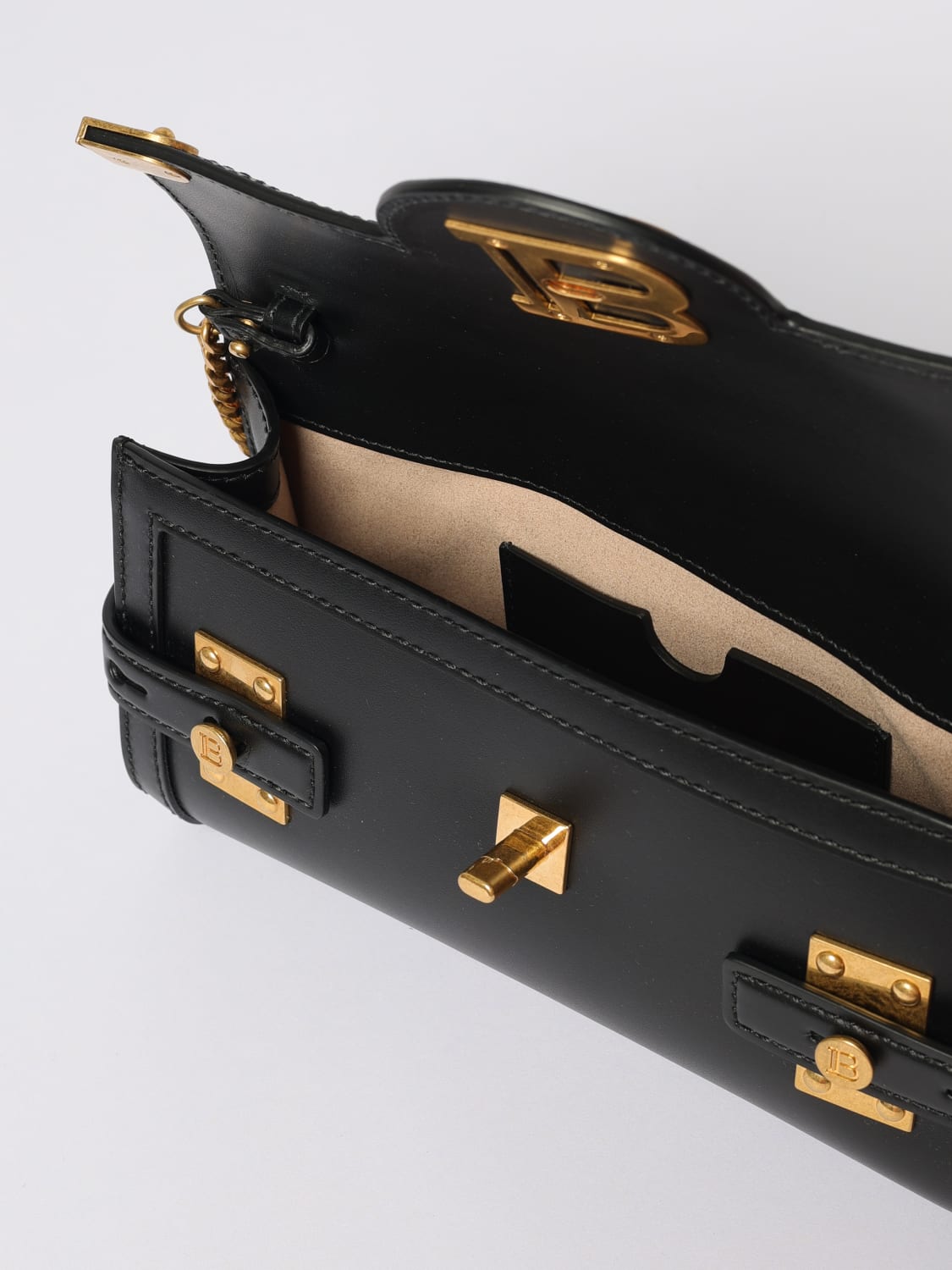 BALMAIN CLUTCH: Shoulder bag woman Balmain, Black - Img 4