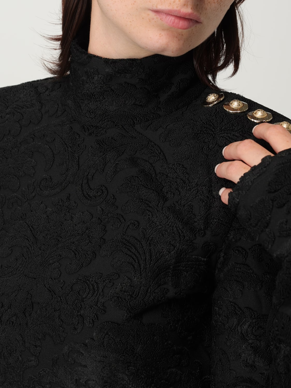 BALMAIN TOP: Top damen Balmain, Schwarz - Img 5