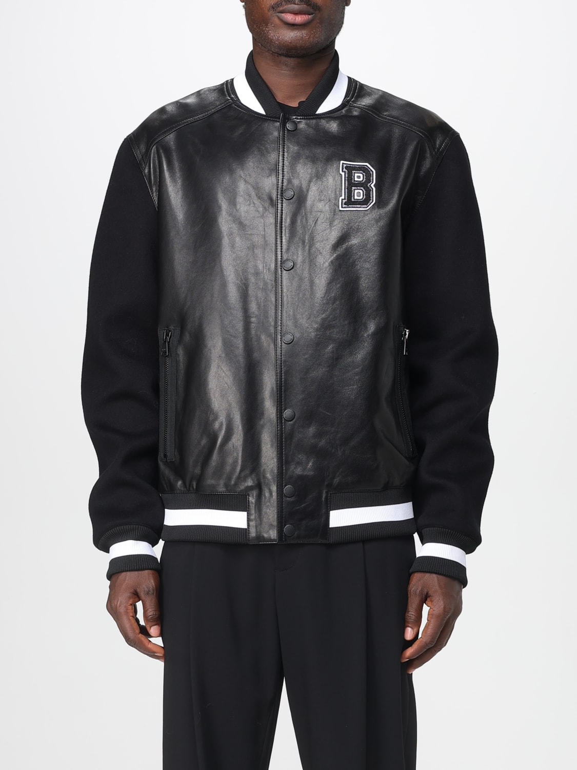 BALMAIN JACKE: Jacke herren Balmain, Schwarz - Img 1