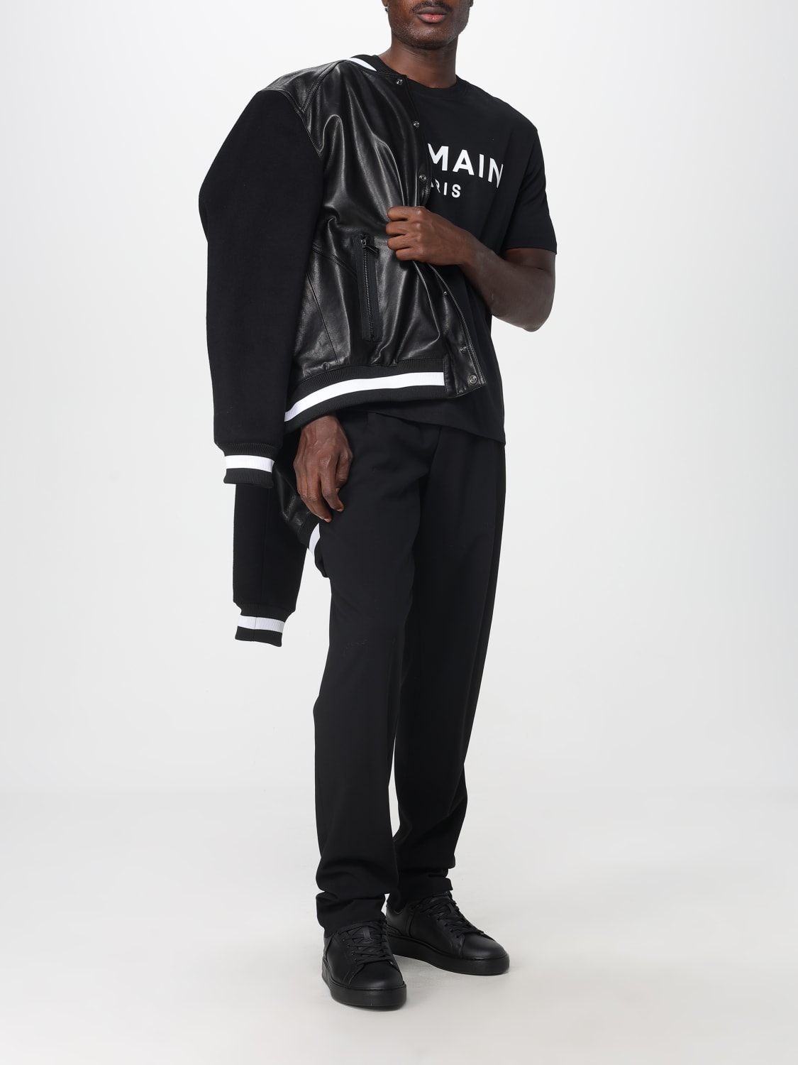 BALMAIN JACKE: Jacke herren Balmain, Schwarz - Img 2