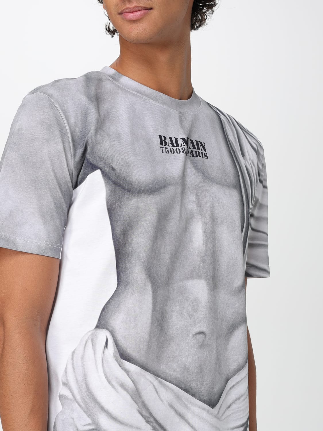 BALMAIN T-SHIRT: T-shirt men Balmain, Black - Img 5