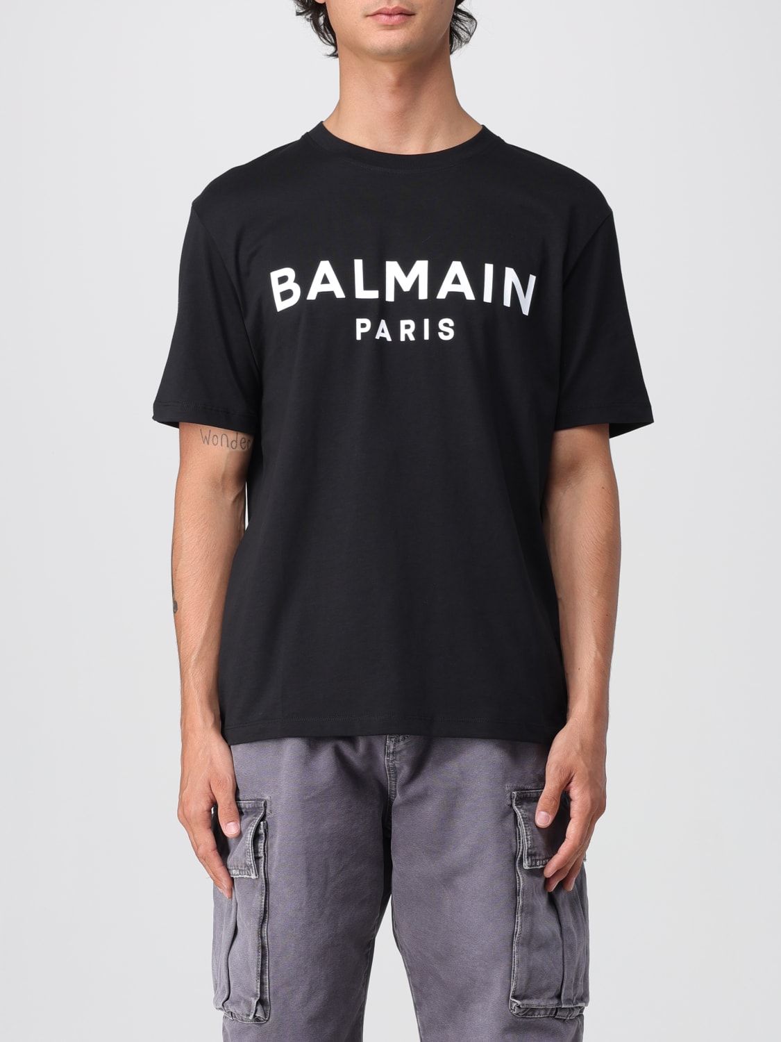 BALMAIN T-SHIRT: T-shirt men Balmain, White - Img 1