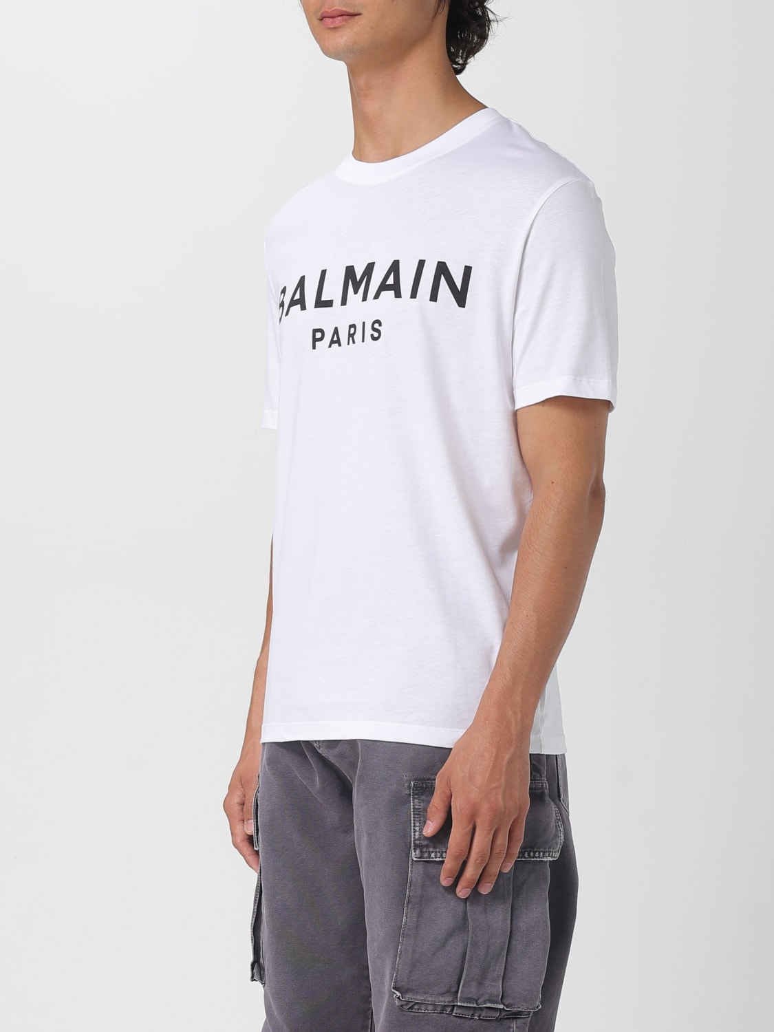 BALMAIN T-SHIRT: T-shirt men Balmain, Black - Img 4