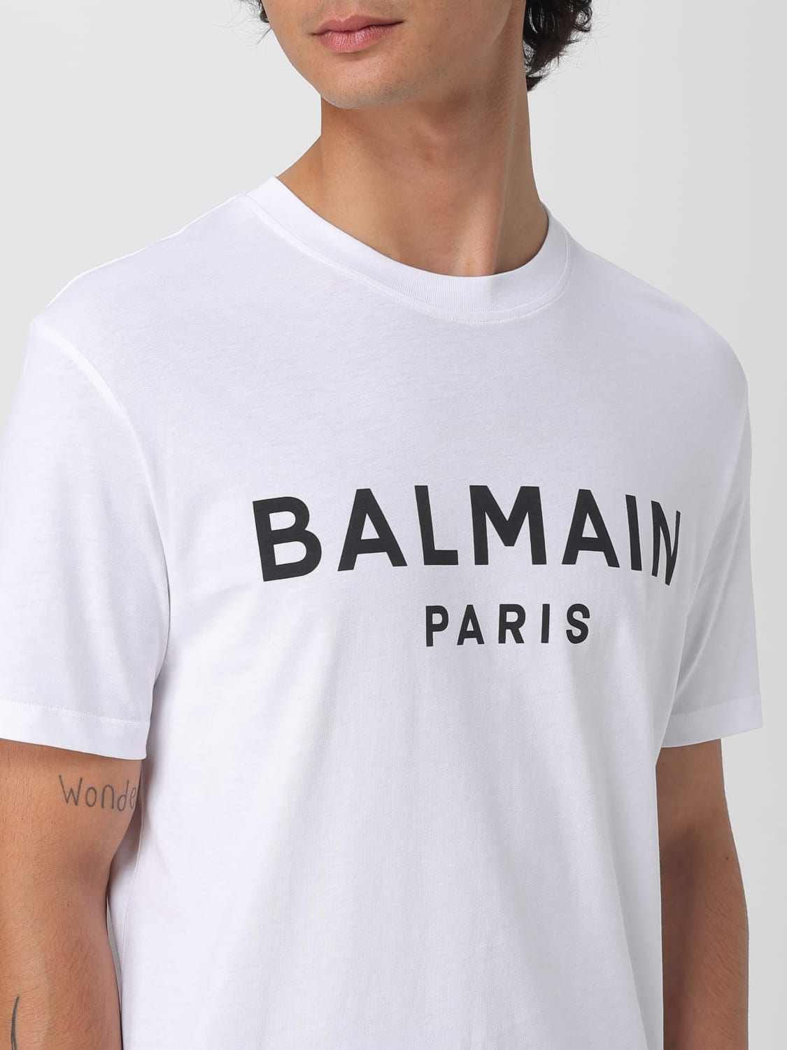 BALMAIN T-SHIRT: T-shirt men Balmain, Black - Img 5