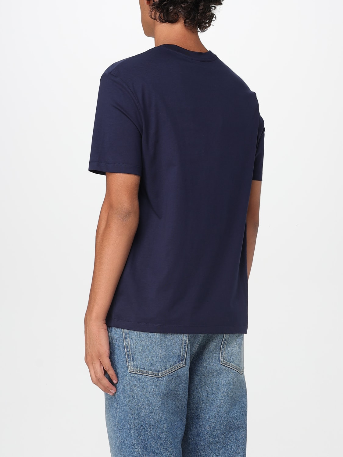 BALMAIN CAMISETA: Camiseta hombre Balmain, Azul Marino - Img 3