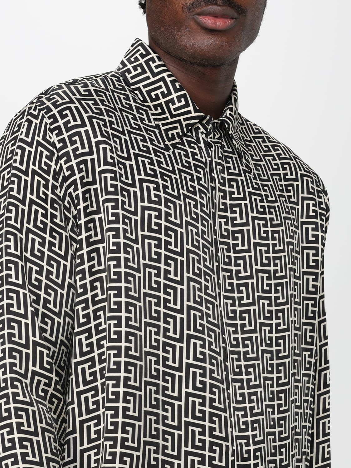 BALMAIN SHIRT: Shirt men Balmain, Beige - Img 5