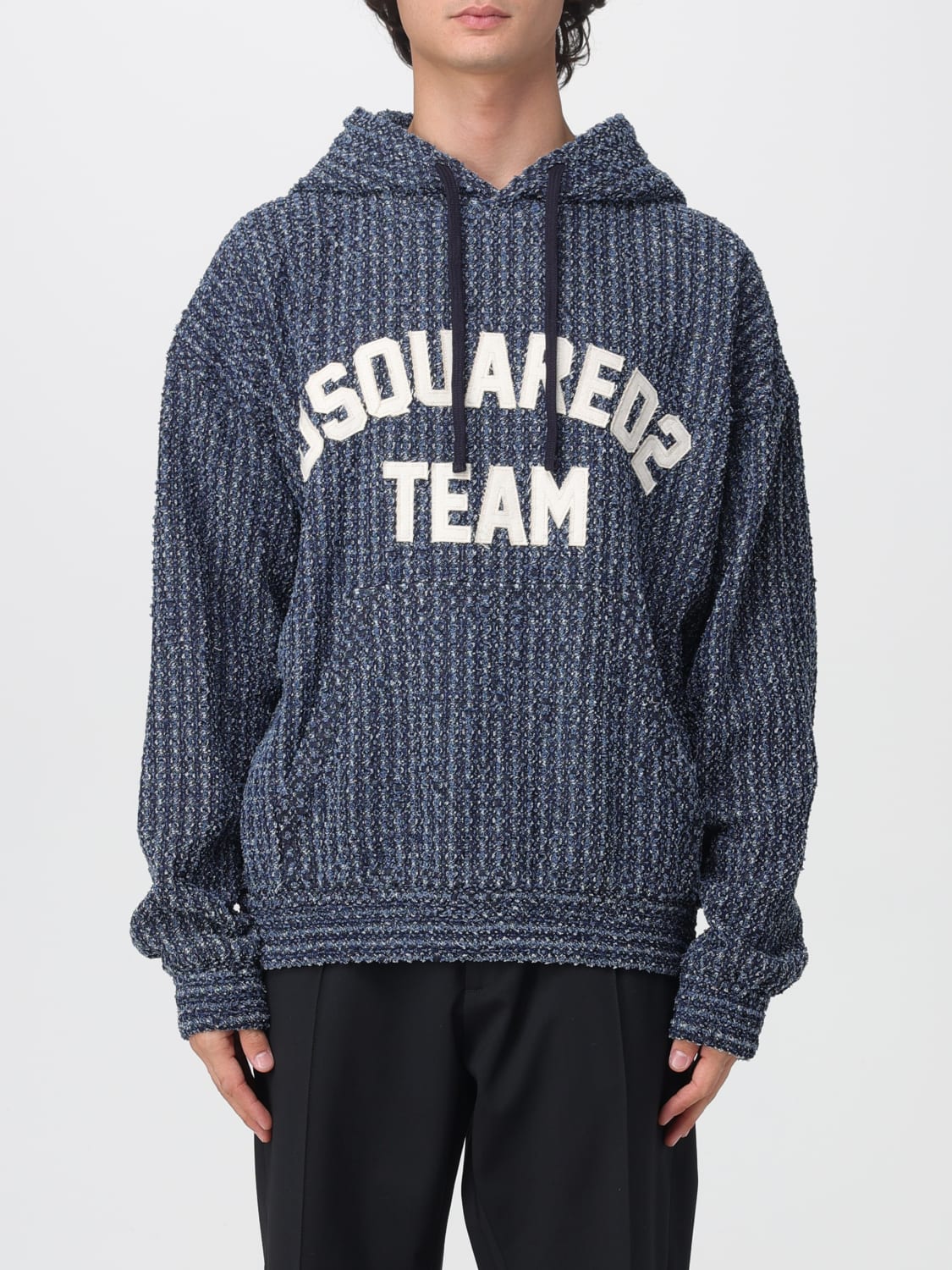DSQUARED2 SWEATSHIRT: Sweatshirt herren Dsquared2, Navy - Img 1