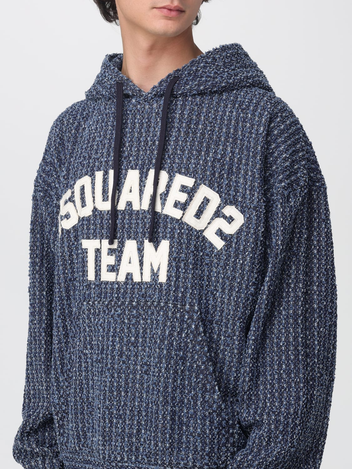 DSQUARED2 SWEATSHIRT: Sweatshirt herren Dsquared2, Navy - Img 3