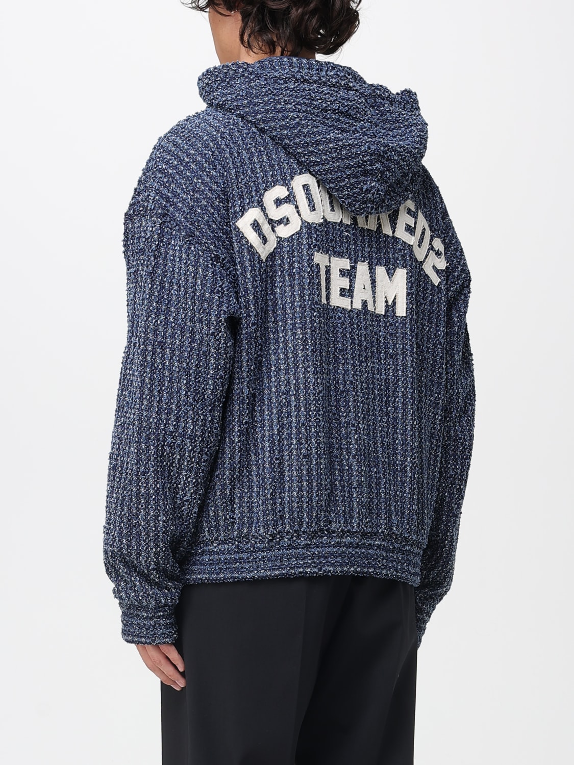 DSQUARED2 SWEATSHIRT: Sweatshirt herren Dsquared2, Navy - Img 2