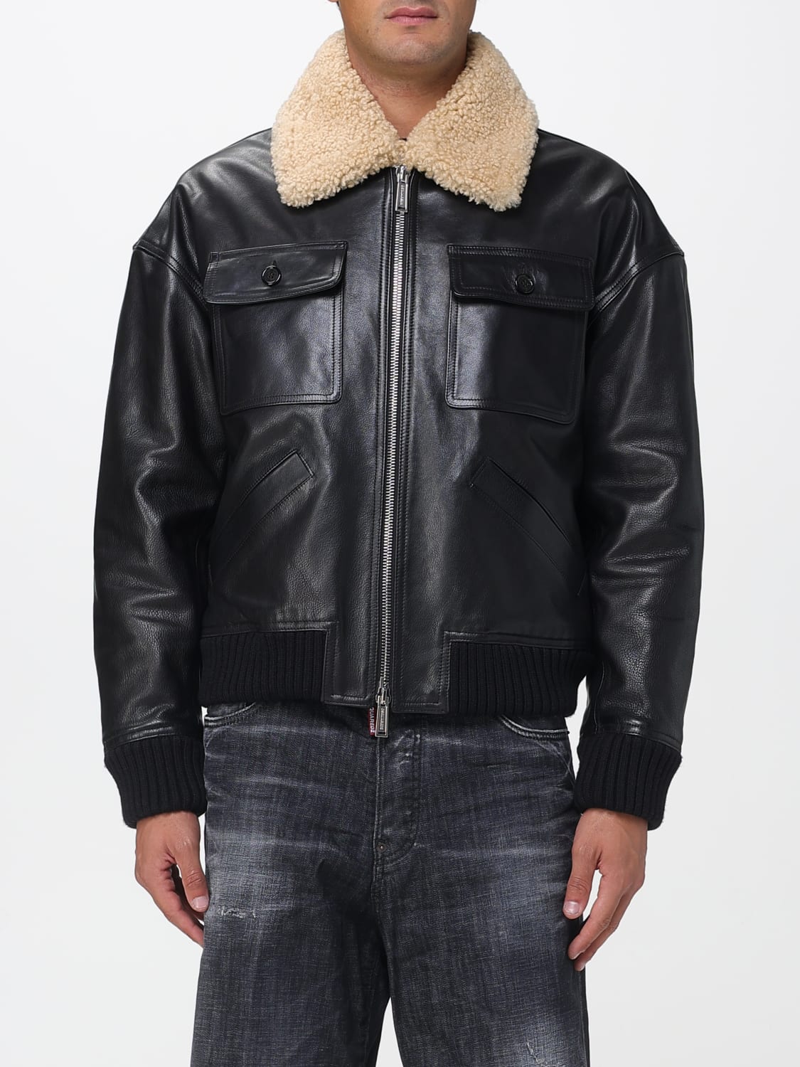 DSQUARED2 VESTE: Veste homme Dsquared2, Noir - Img 1