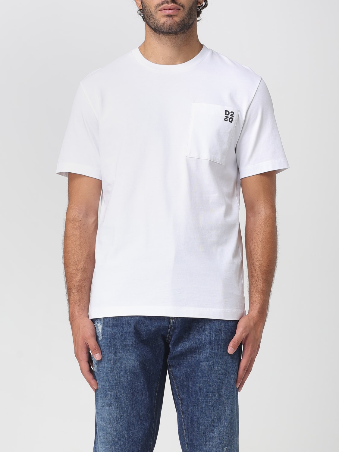 DSQUARED2 T-SHIRT: T-shirt men Dsquared2, White - Img 1