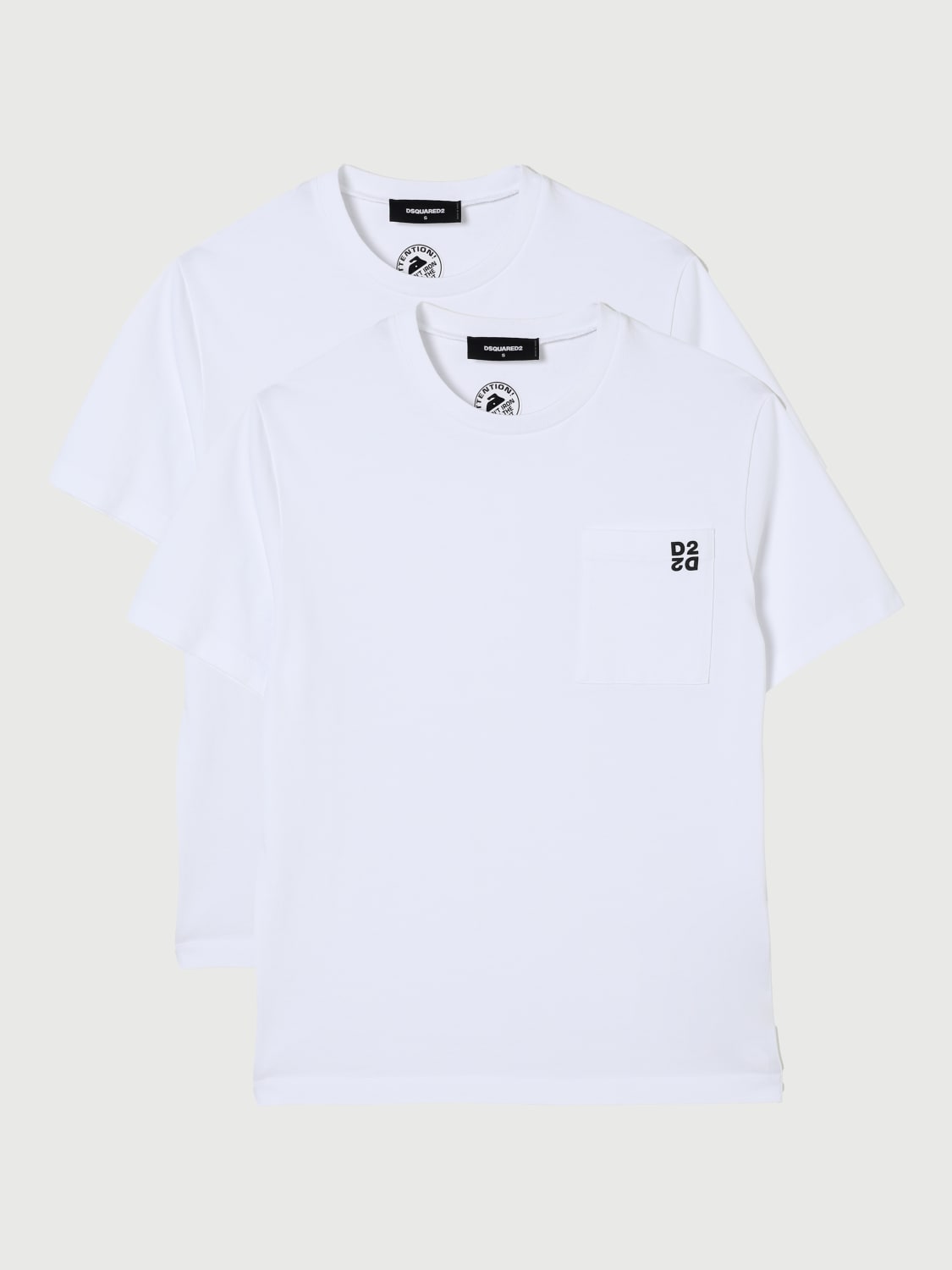 DSQUARED2 T-SHIRT: T-shirt men Dsquared2, White - Img 2