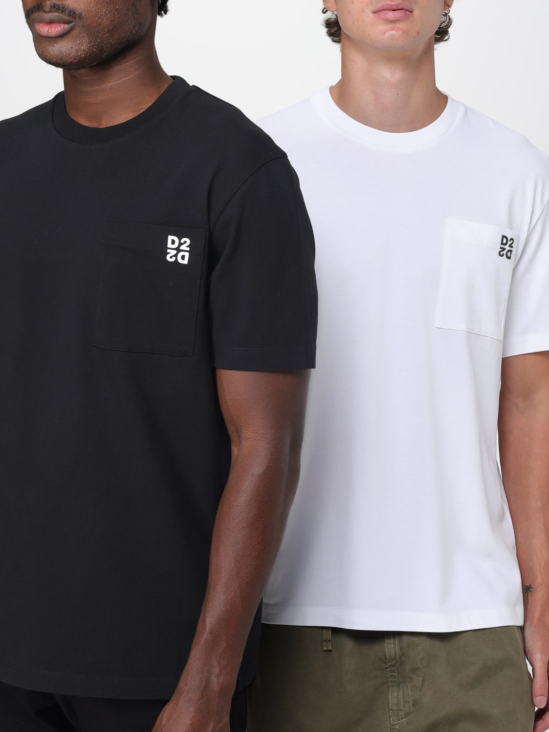 DSQUARED2 T-SHIRT: T-shirt Dsquared2 in cotone , Fantasia - Img 2