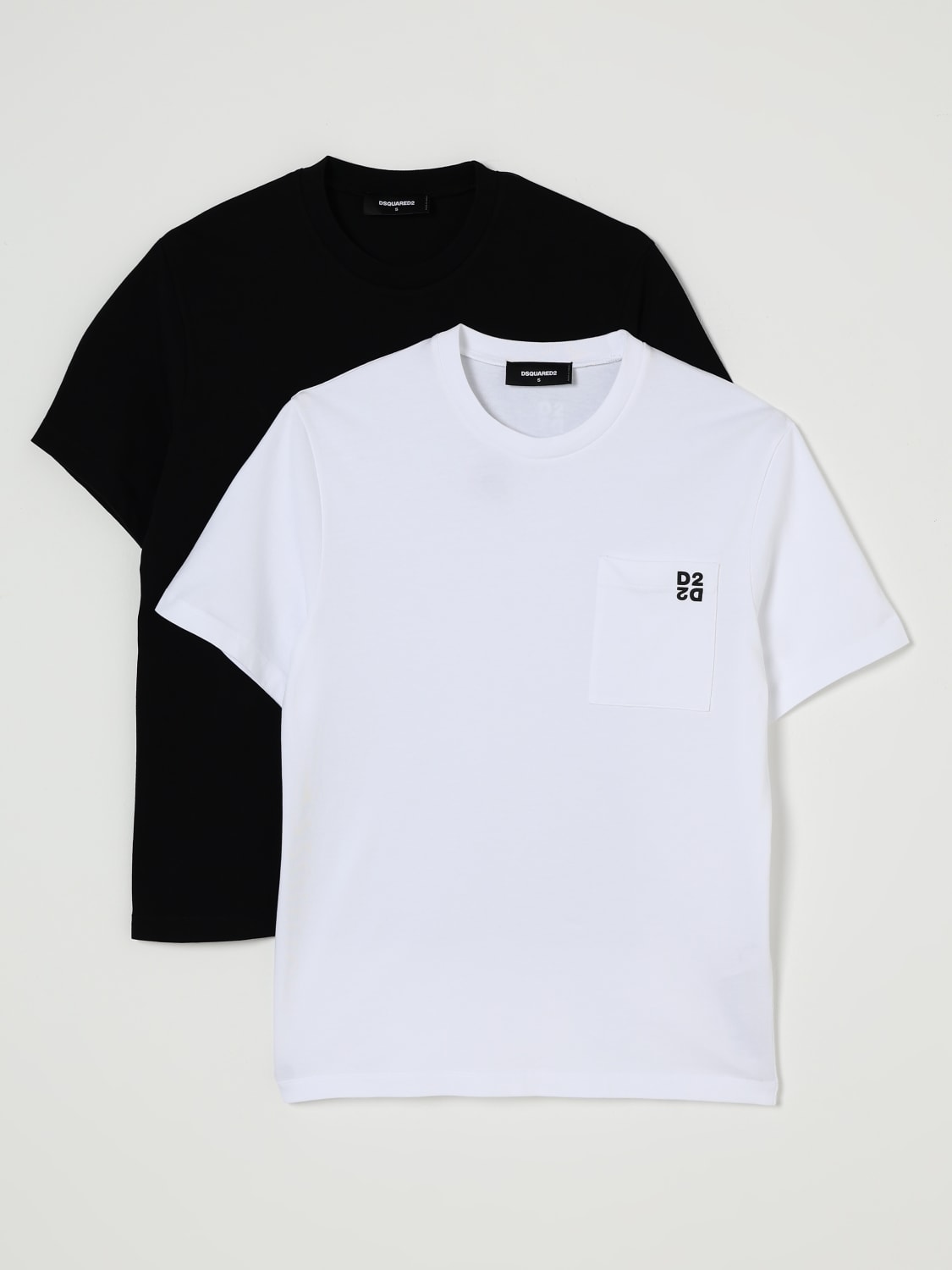 DSQUARED2 T-SHIRT: T-shirt Dsquared2 in cotone , Fantasia - Img 5