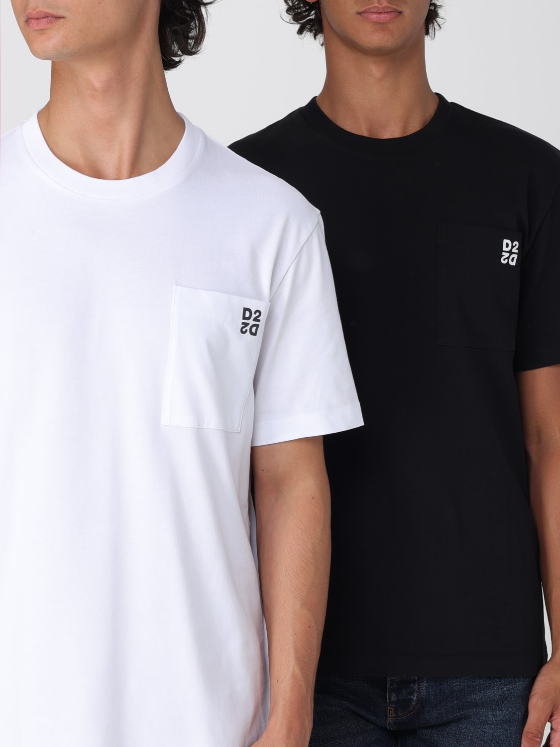 DSQUARED2 T-SHIRT: T-shirt men Dsquared2, White 1 - Img 2