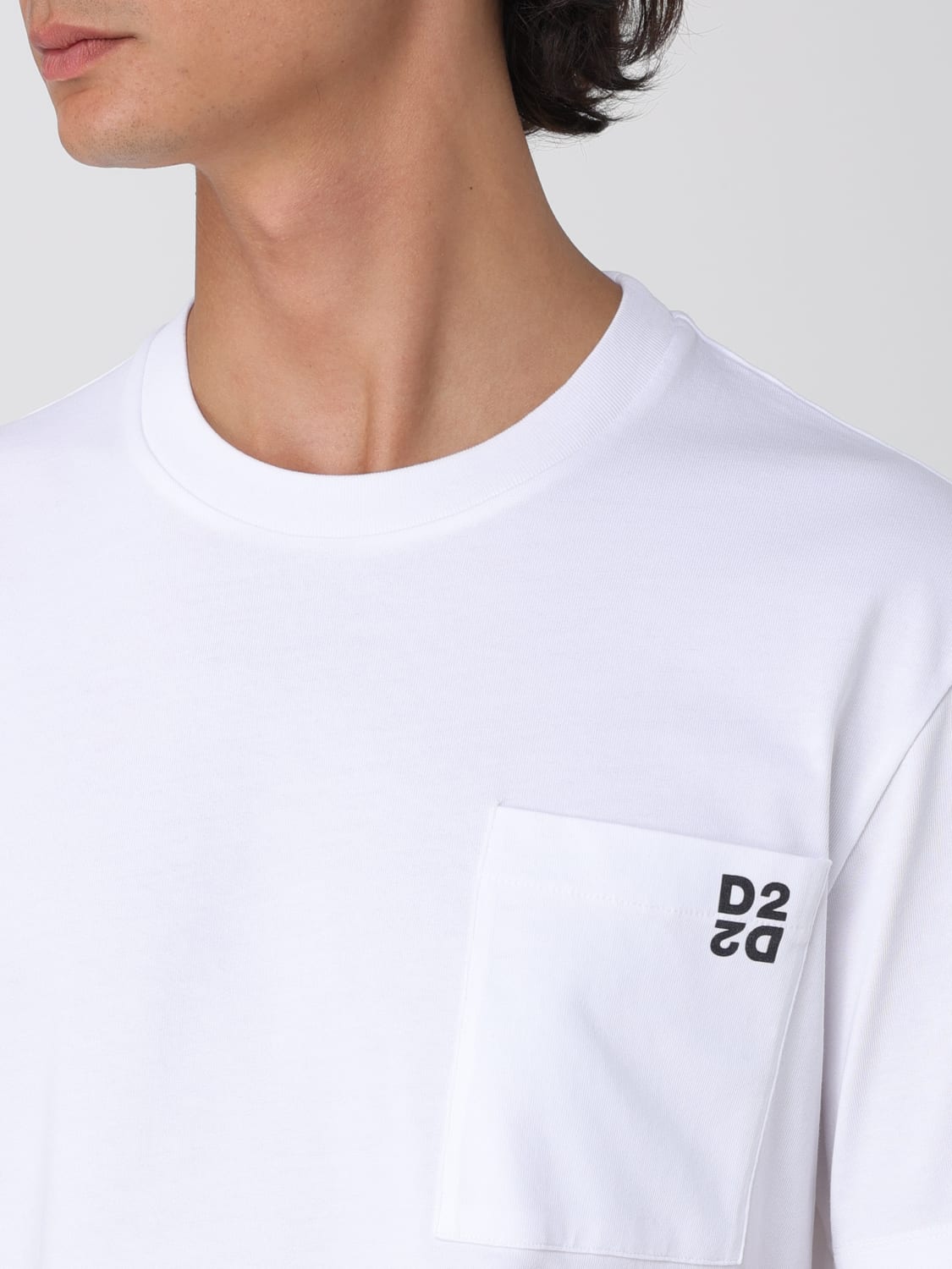 DSQUARED2 T-SHIRT: T-shirt men Dsquared2, White 1 - Img 4