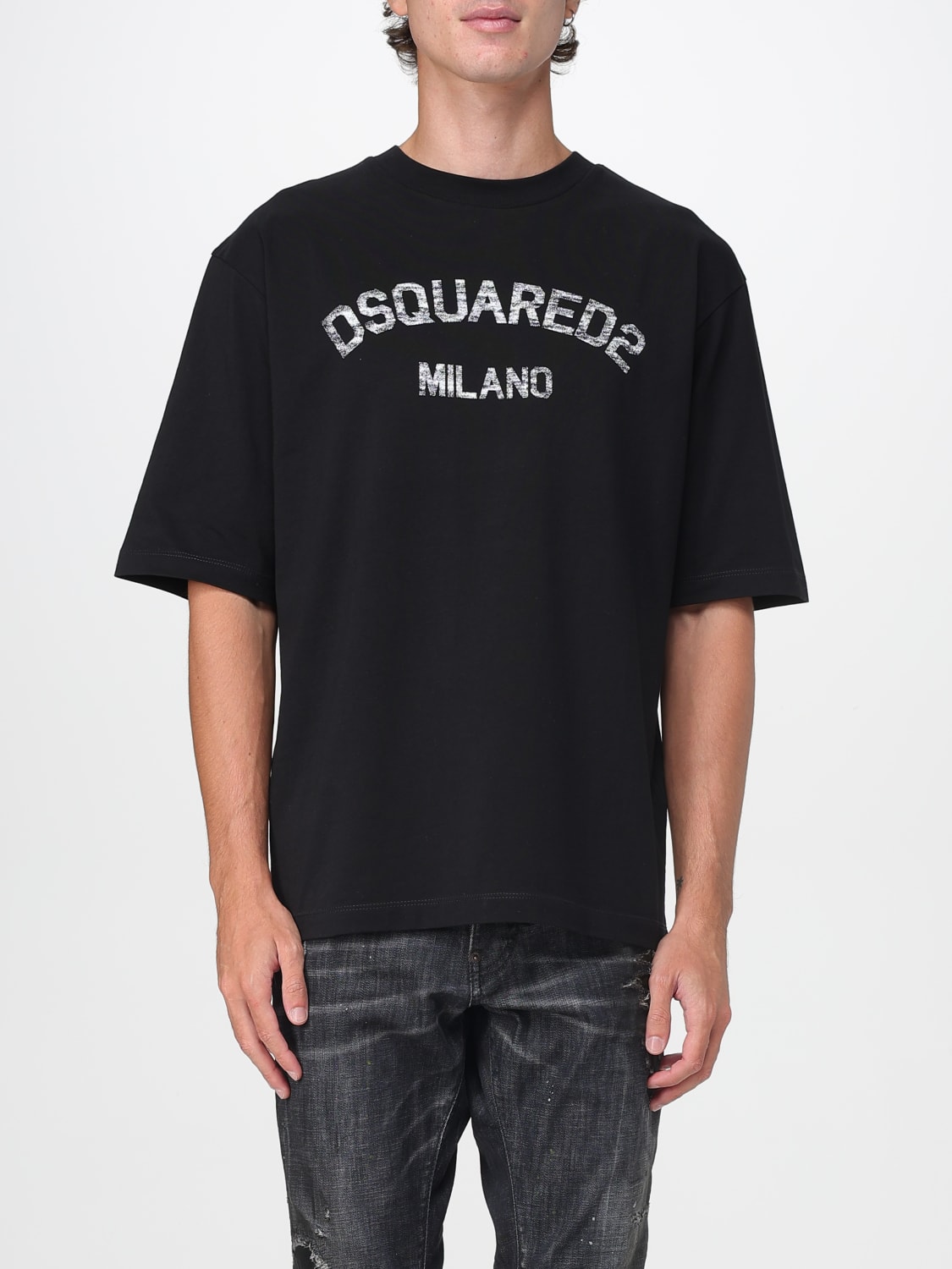 DSQUARED2 T-SHIRT: T-shirt homme Dsquared2, Noir - Img 1