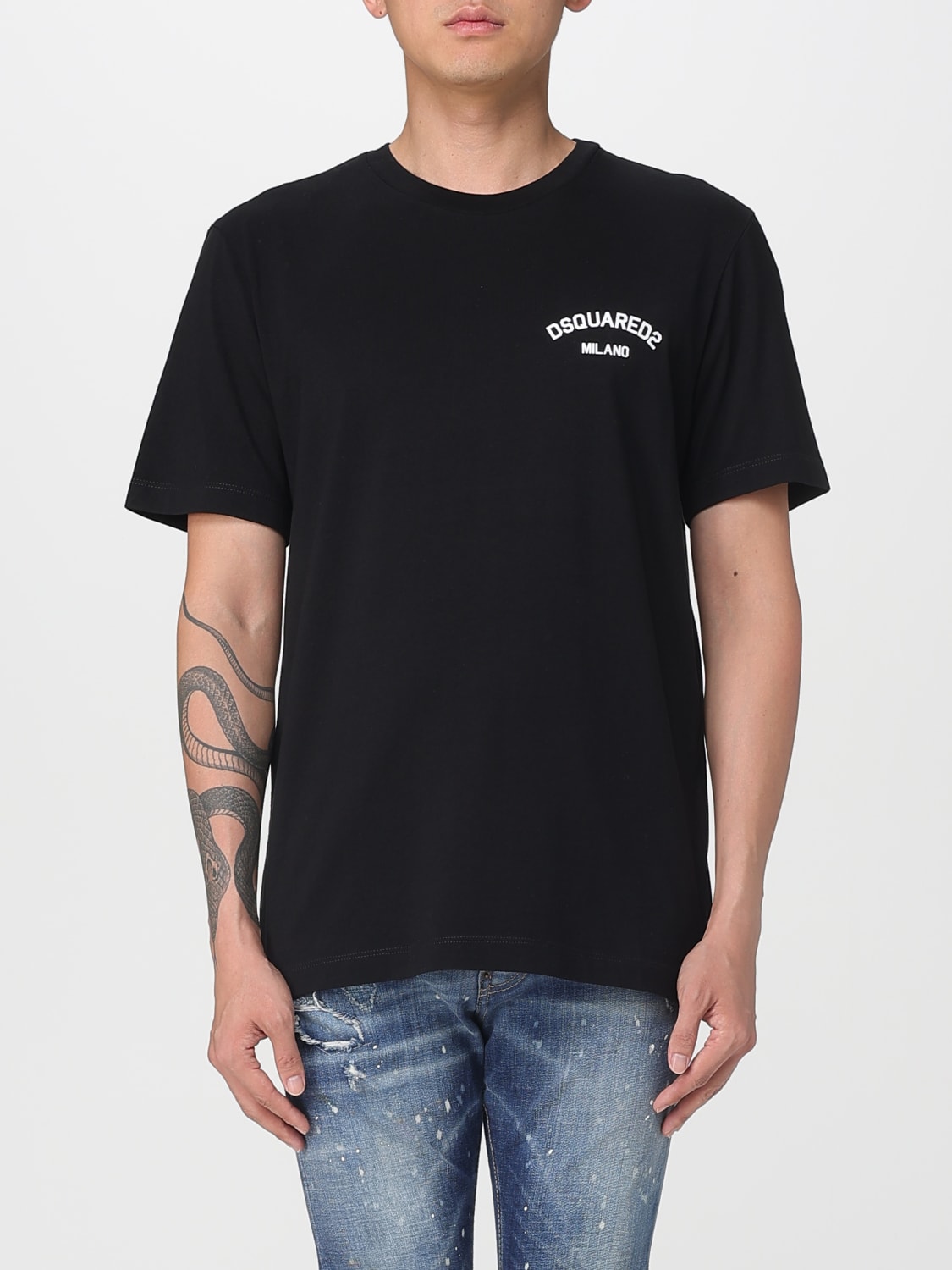 DSQUARED2 T-SHIRT: T-shirt men Dsquared2, Black - Img 1