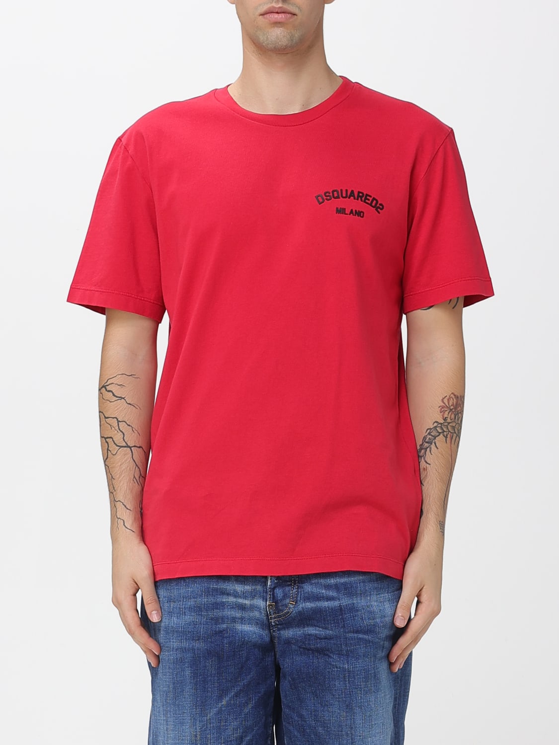 DSQUARED2 CAMISETA: Camiseta hombre Dsquared2, Rojo - Img 1