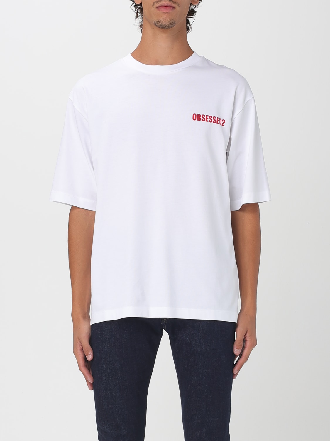 DSQUARED2 T-SHIRT: T-shirt homme Dsquared2, Blanc - Img 1