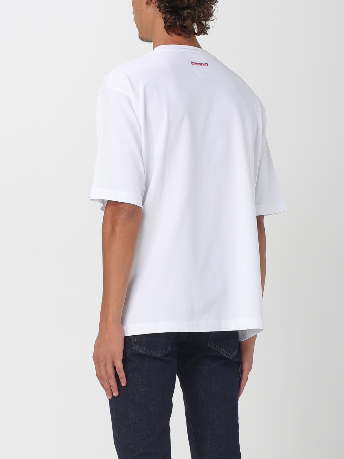 DSQUARED2 T-SHIRT: T-shirt homme Dsquared2, Blanc - Img 2