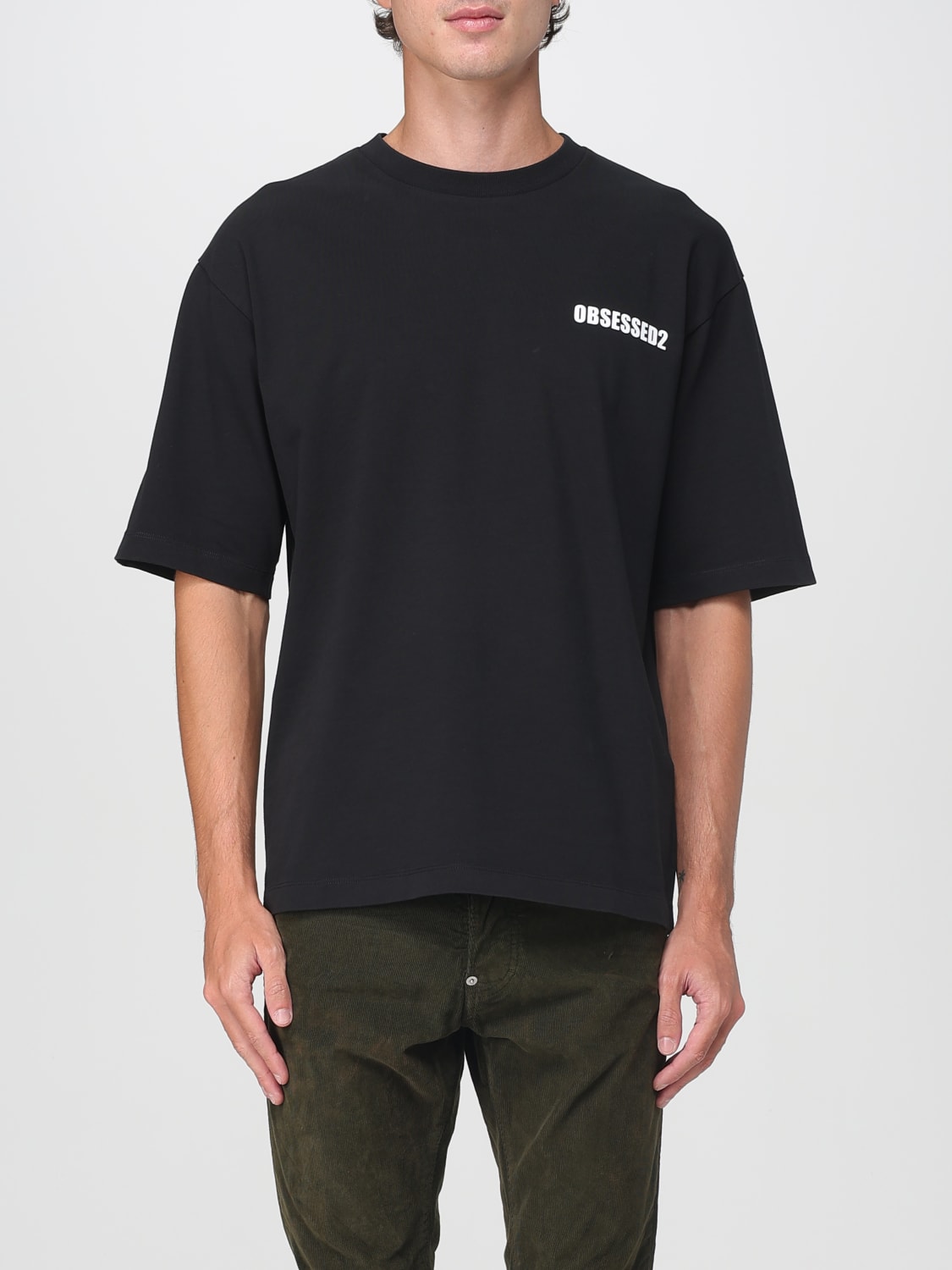 DSQUARED2 T-SHIRT: T-shirt men Dsquared2, Black - Img 1