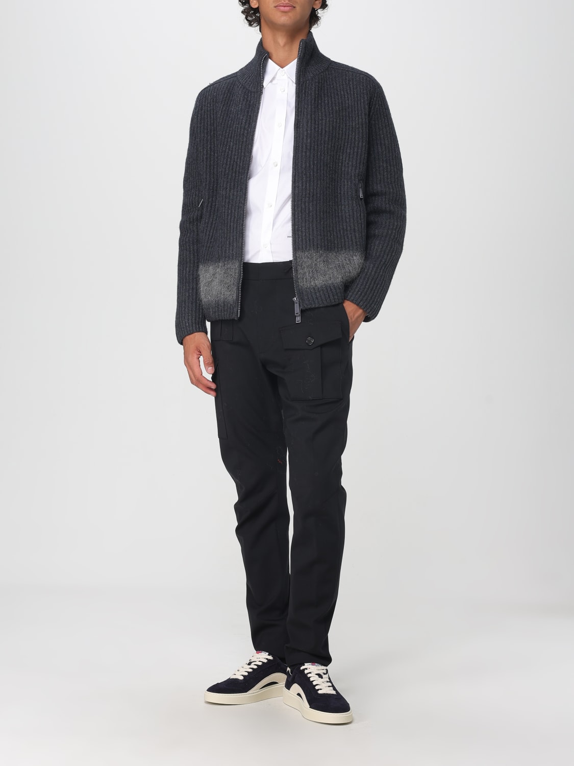 DSQUARED2 SWEATER: Sweater men Dsquared2, Grey - Img 2