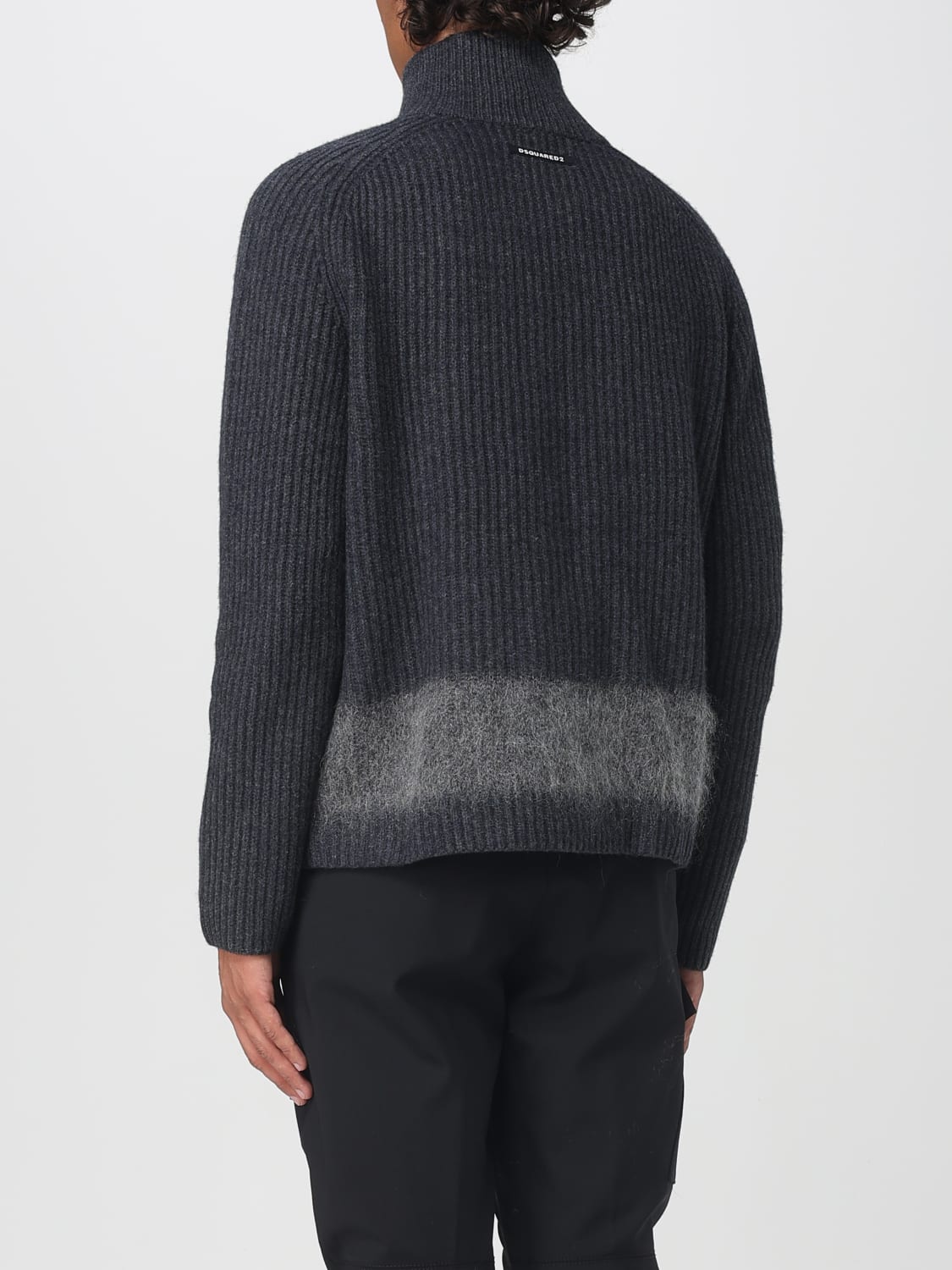DSQUARED2 SWEATER: Sweater men Dsquared2, Grey - Img 3
