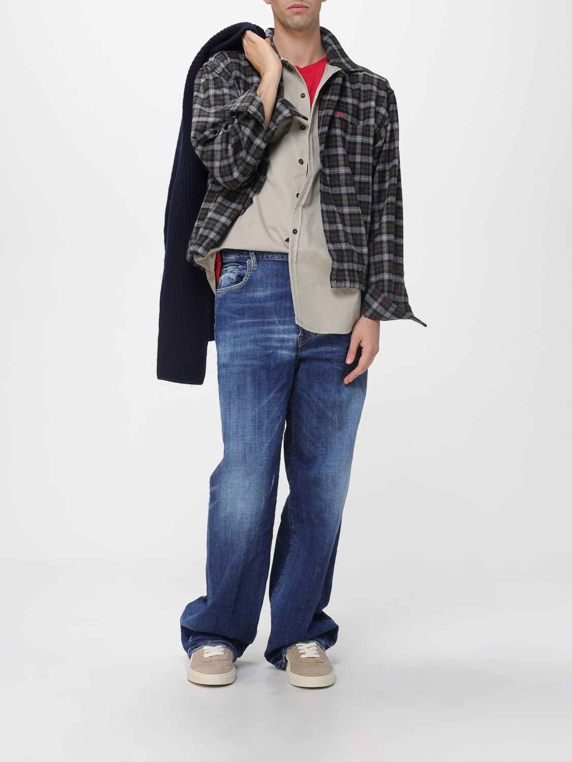 DSQUARED2 SWEATER: Sweater men Dsquared2, Navy - Img 2