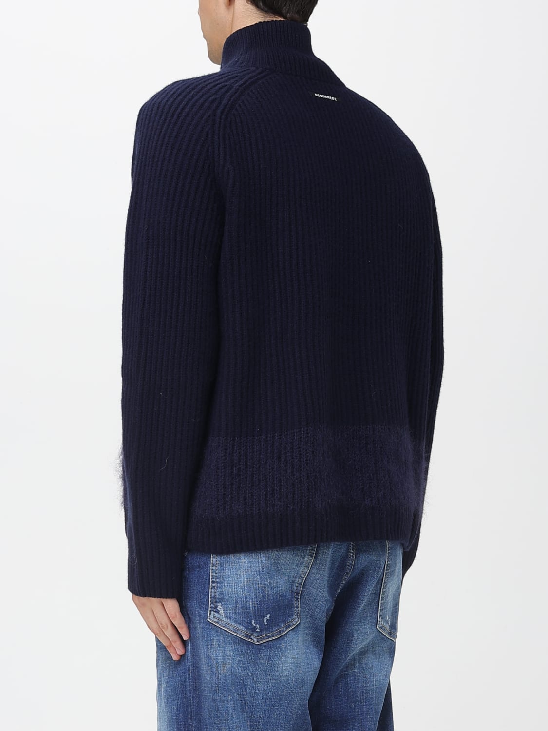 DSQUARED2 SWEATER: Sweater men Dsquared2, Navy - Img 3