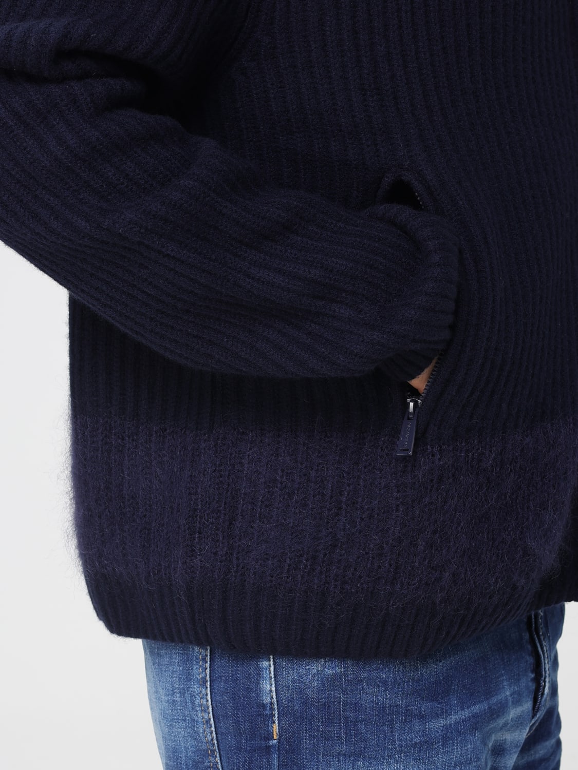 DSQUARED2 SWEATER: Sweater men Dsquared2, Navy - Img 5