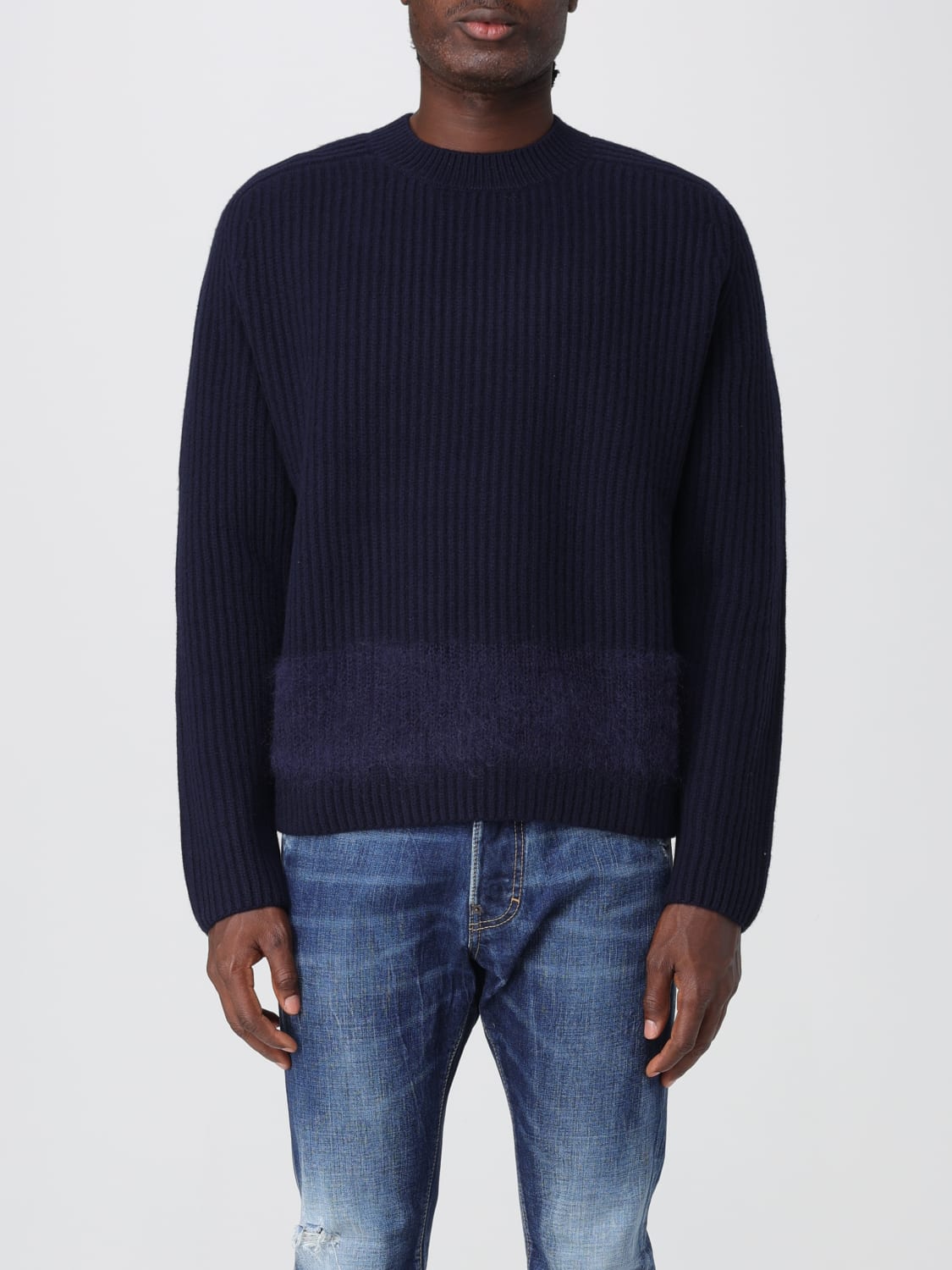 DSQUARED2 SWEATER: Sweater men Dsquared2, Navy - Img 1