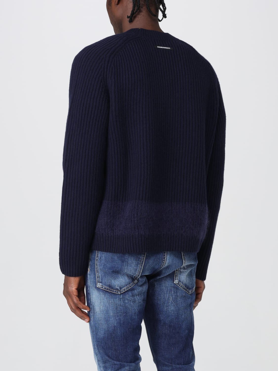 DSQUARED2 SWEATER: Sweater men Dsquared2, Navy - Img 2