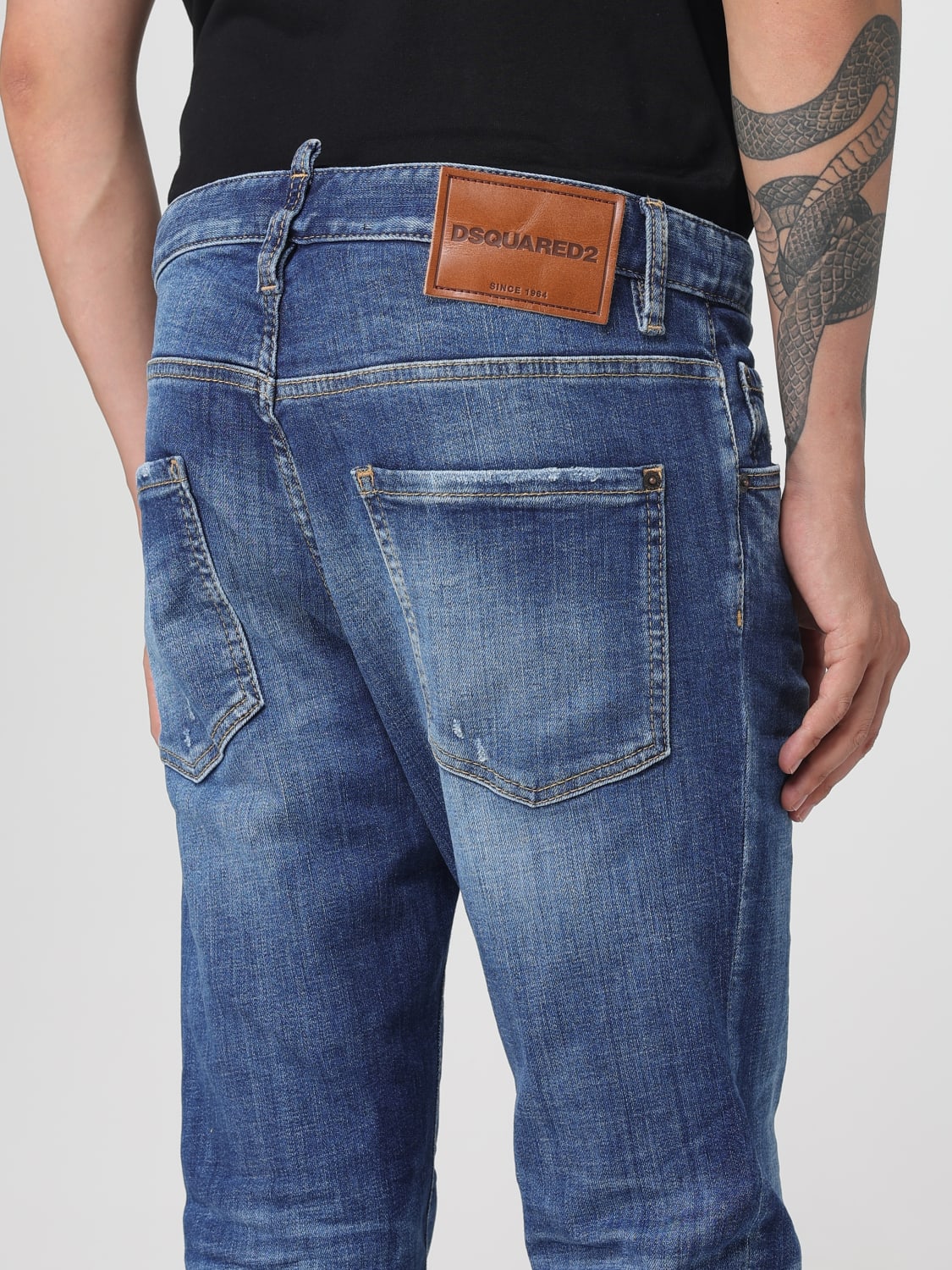 DSQUARED2 JEANS: Jeans men Dsquared2, Denim - Img 4
