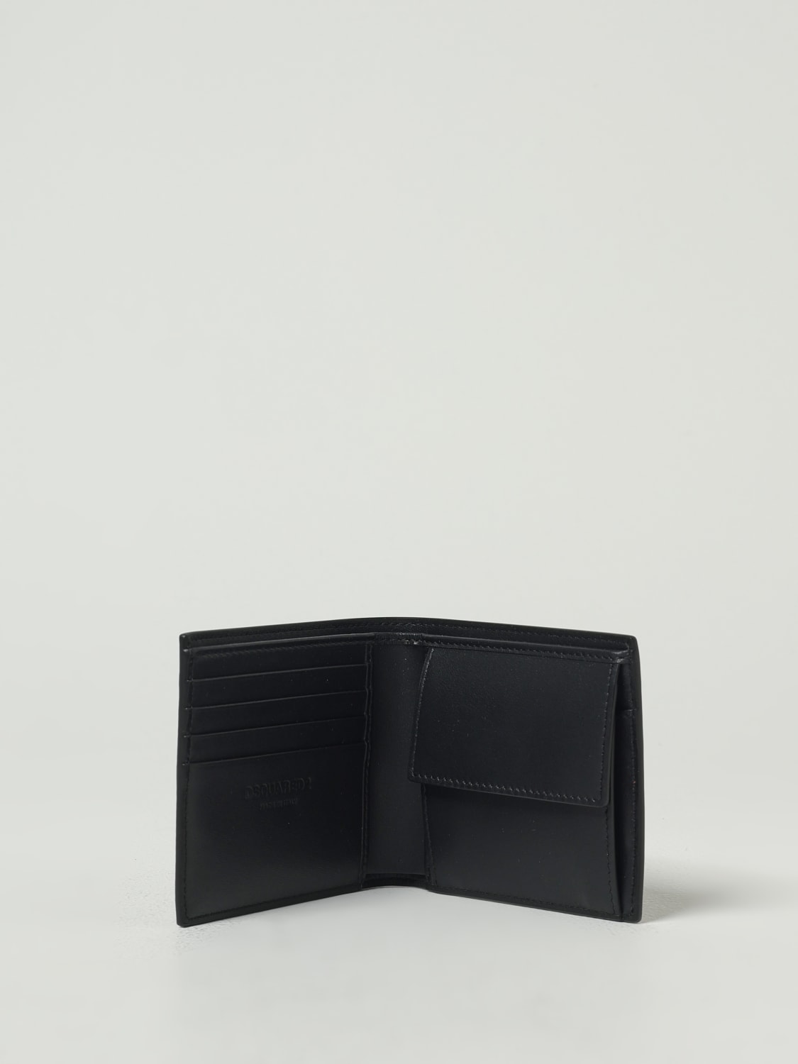 DSQUARED2 PORTAFOGLIO: Portafoglio Dsquared2 in pelle , Nero - Img 2