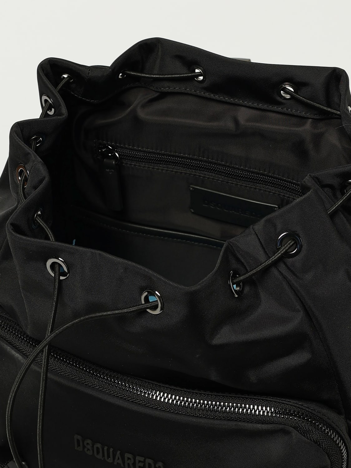 DSQUARED2 ZAINO: Zaino in tessuto tecnico Dsquared2, Nero - Img 4