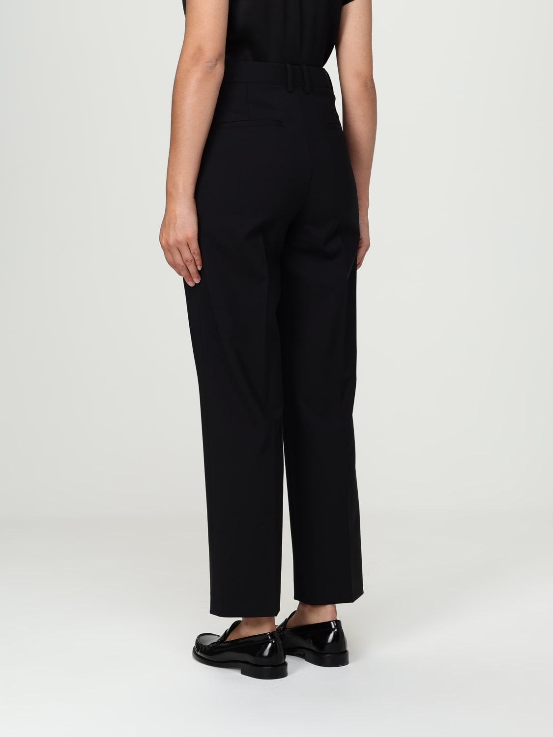 THEORY PANTALONE: Pantalone Theory in misto lana , Nero - Img 2