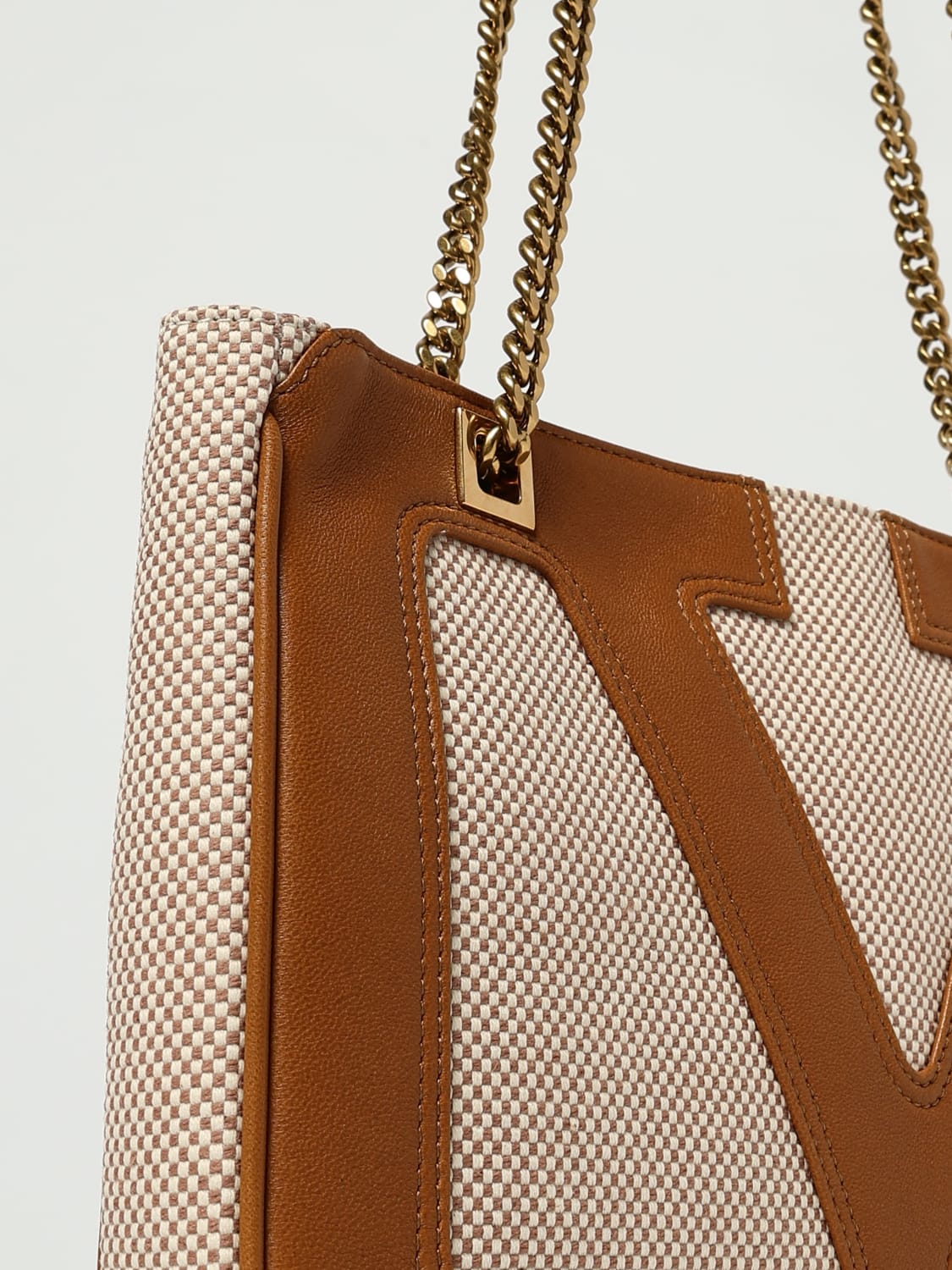 VALENTINO GARAVANI TRAGETASCHE: Schultertasche damen Valentino Garavani, Sand - Img 4