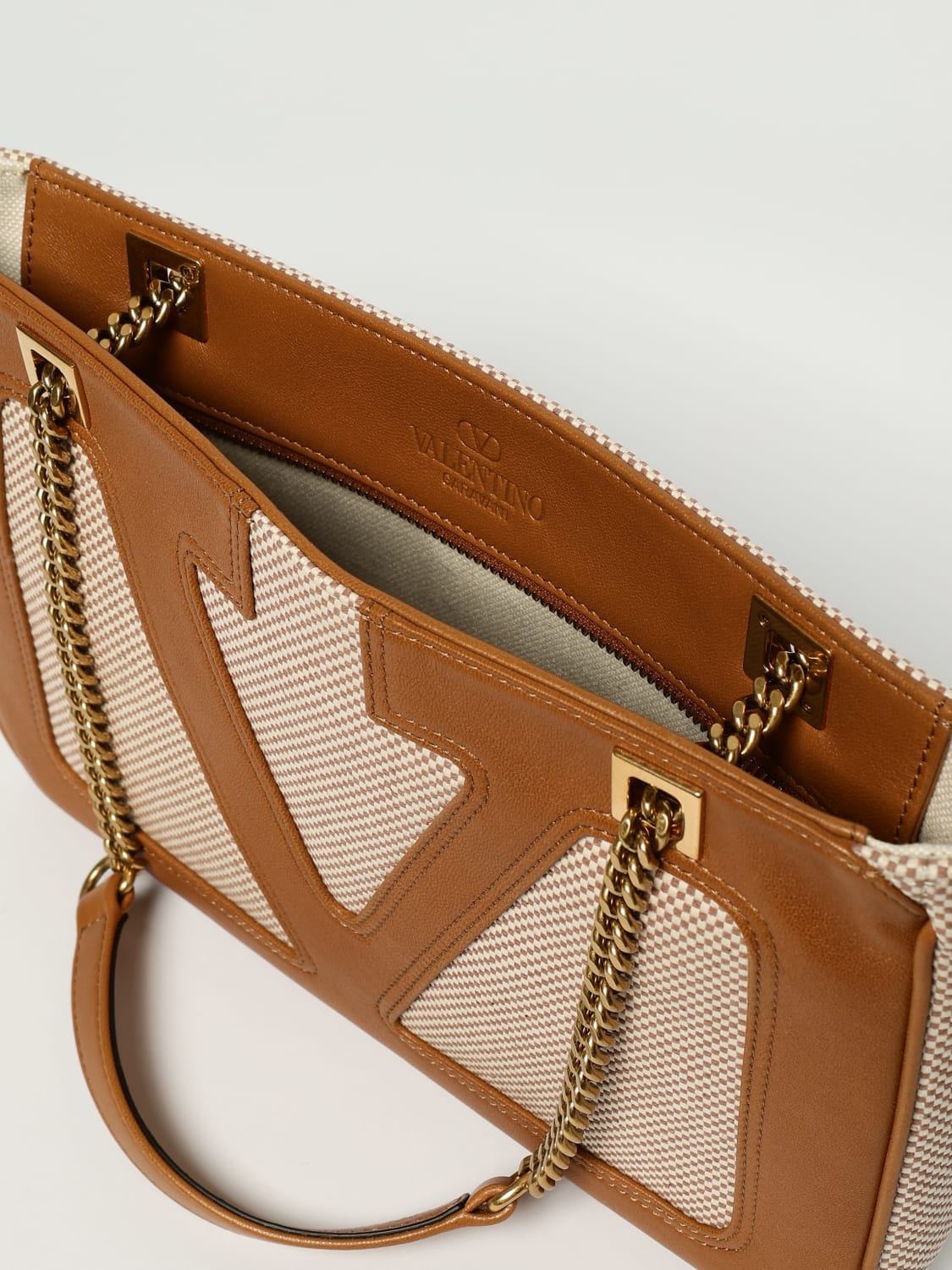 VALENTINO GARAVANI TRAGETASCHE: Schultertasche damen Valentino Garavani, Sand - Img 5