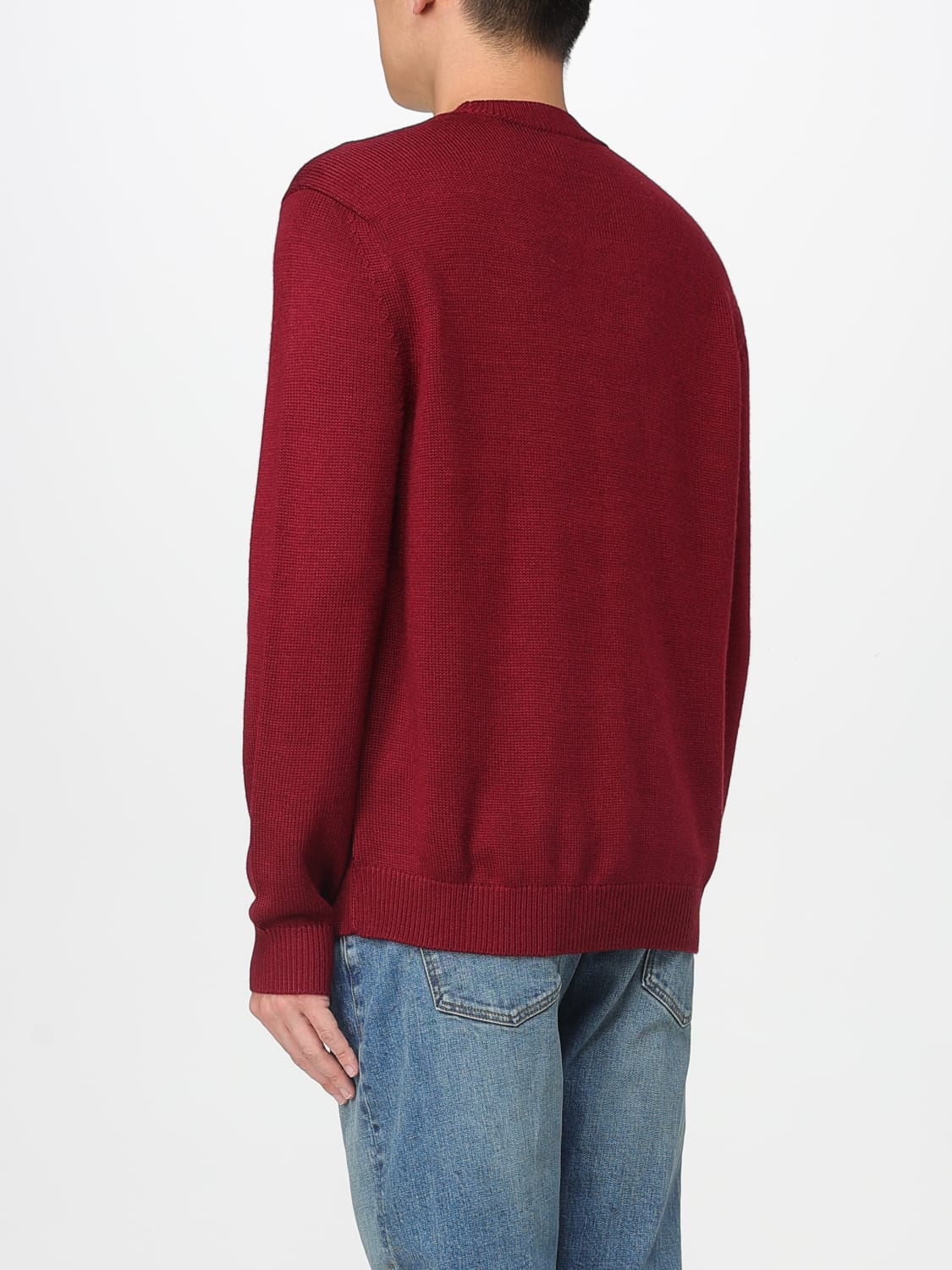 ARMANI EXCHANGE 스웨터: 스웨터 남성 Armani Exchange, 버건디 - Img 2