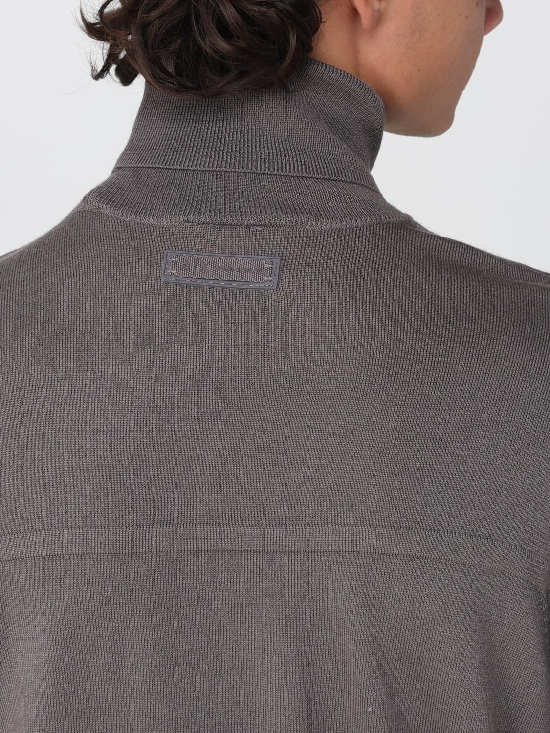 ARMANI EXCHANGE 毛衣: 毛衣 男士 Armani Exchange, 灰色 - Img 3