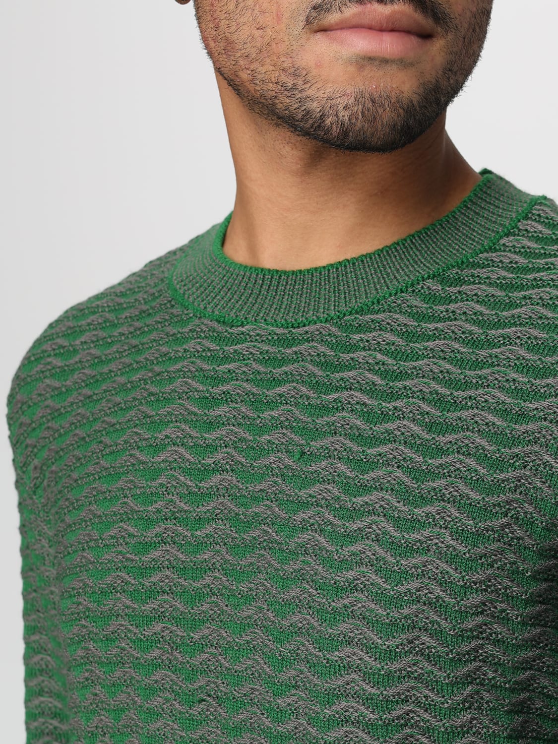 ARMANI EXCHANGE SWEATER: Sweater men Armani Exchange, Green - Img 3