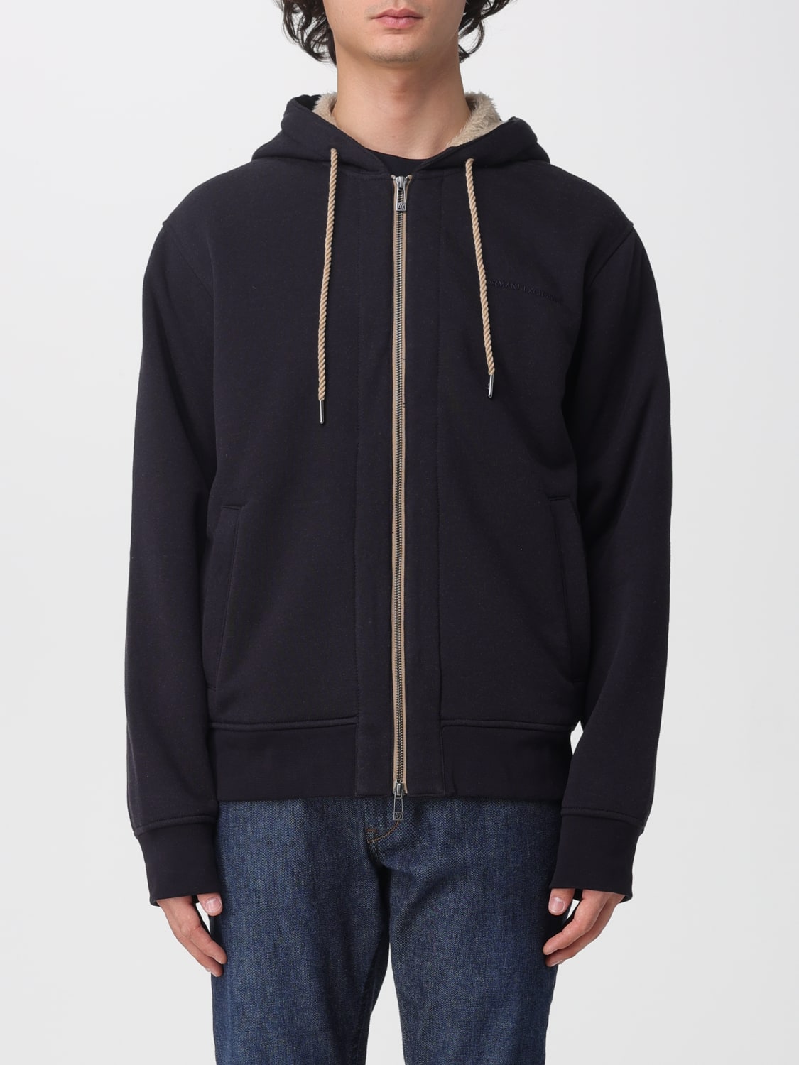 ARMANI EXCHANGE SWEATSHIRT: Jacket men Armani Exchange, Navy - Img 1