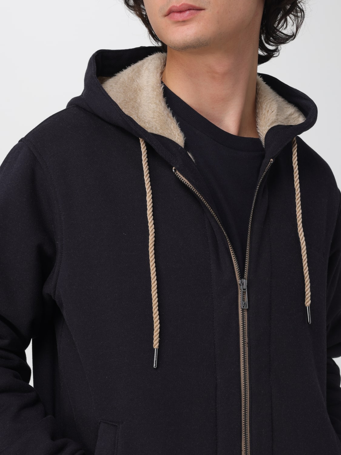 ARMANI EXCHANGE SWEATSHIRT: Jacket men Armani Exchange, Navy - Img 4