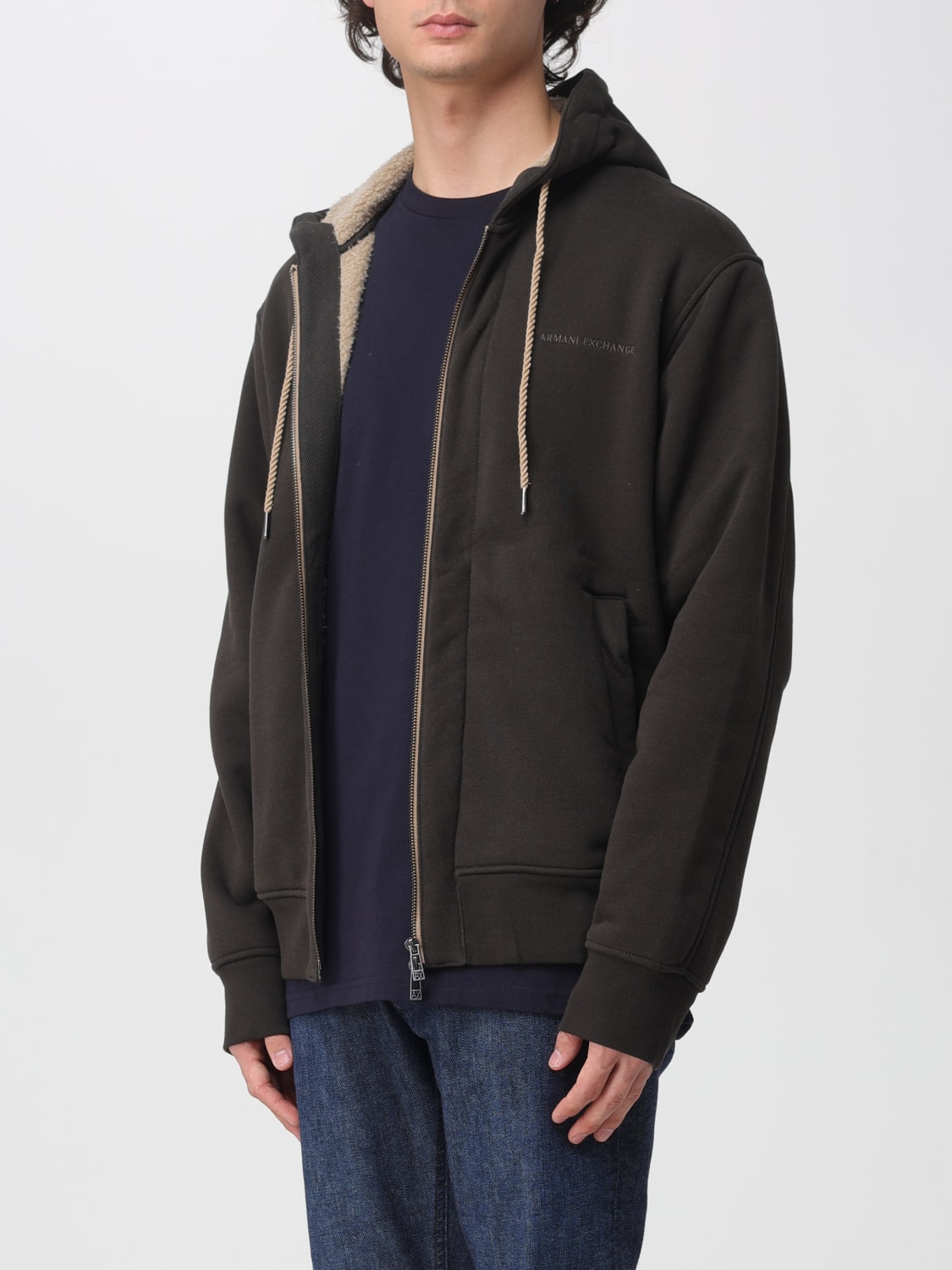 ARMANI EXCHANGE SWEATSHIRT: Jacke herren Armani Exchange, Dark - Img 3