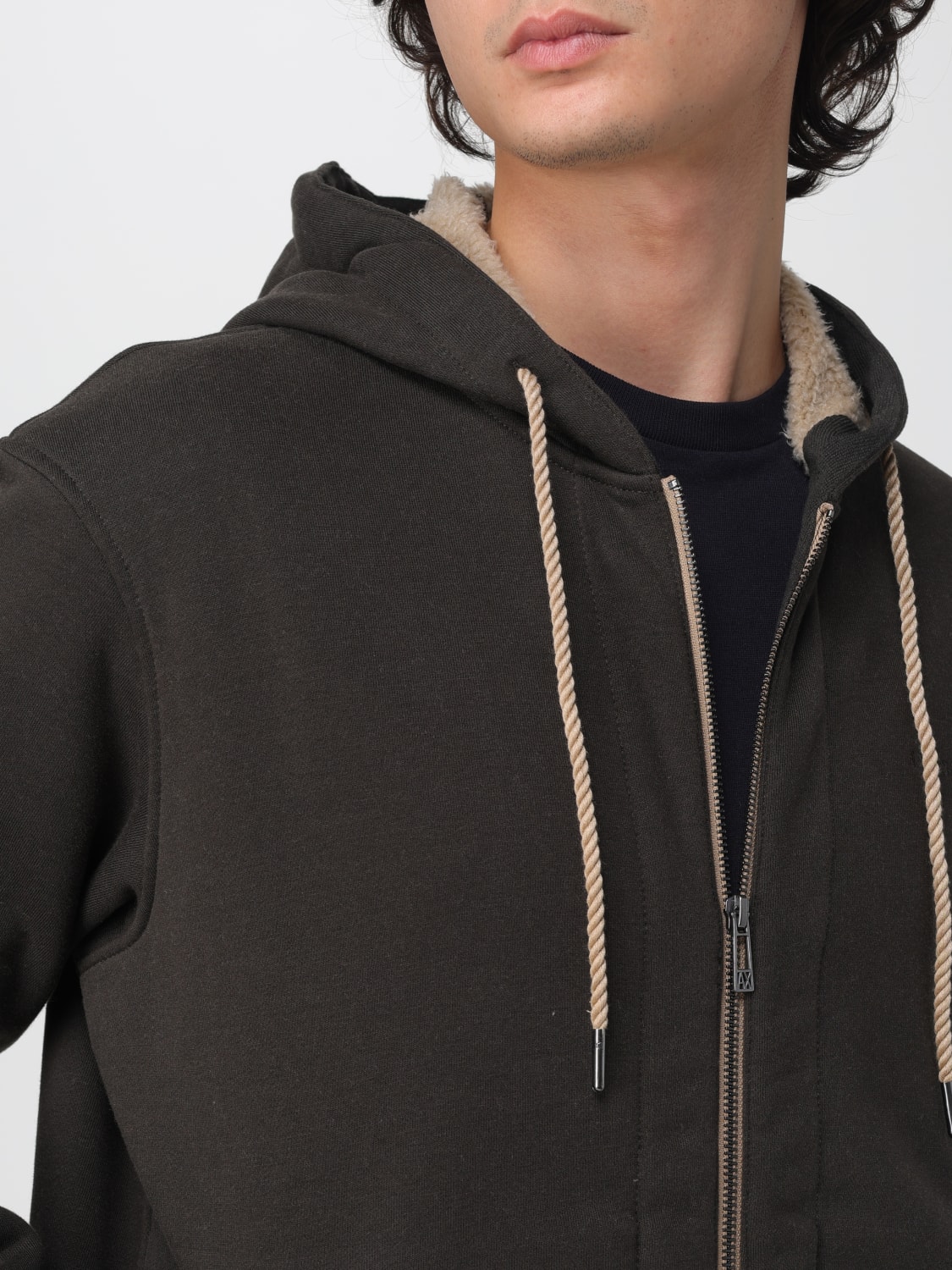 ARMANI EXCHANGE SWEATSHIRT: Jacke herren Armani Exchange, Dark - Img 4