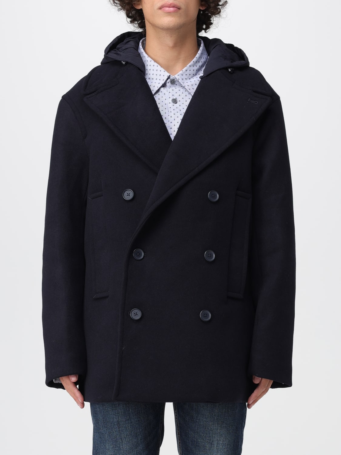 ARMANI EXCHANGE COAT: Coat men Armani Exchange, Navy - Img 1