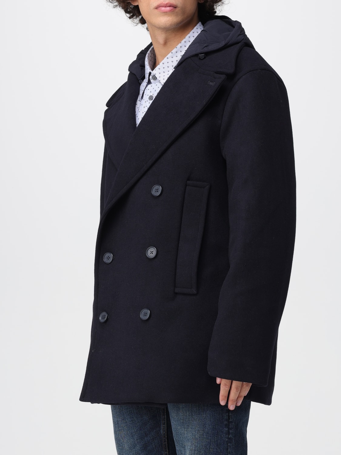 ARMANI EXCHANGE COAT: Coat men Armani Exchange, Navy - Img 3