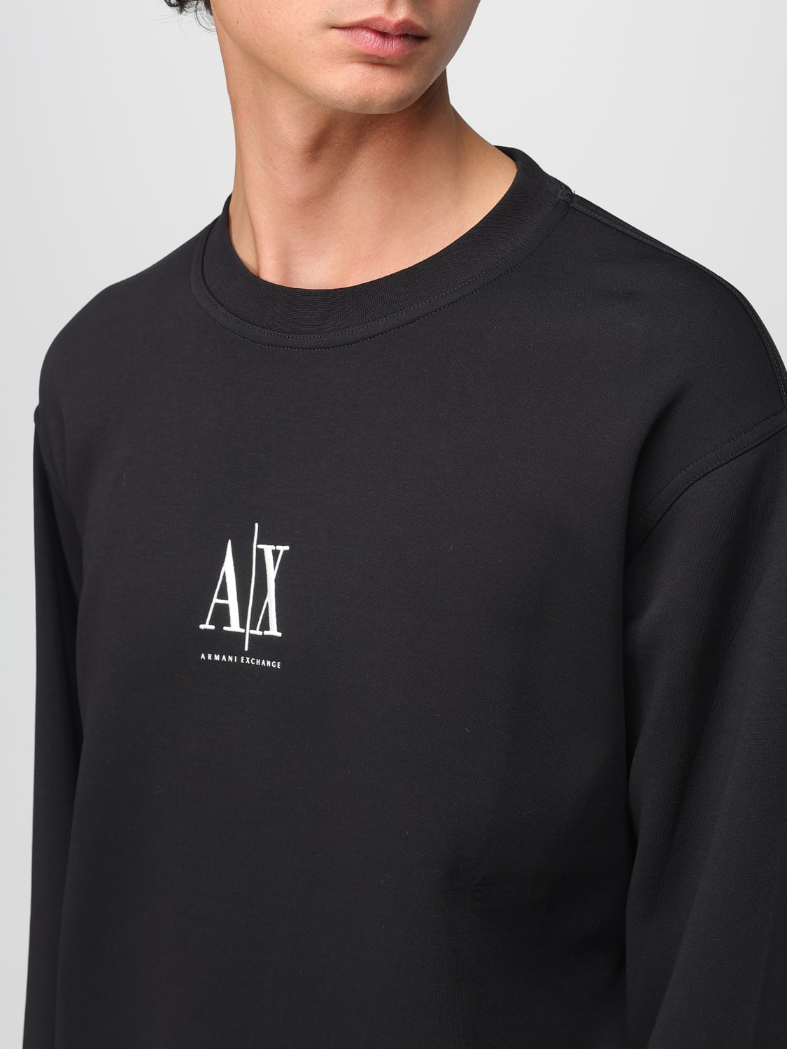 ARMANI EXCHANGE SWEATSHIRT: Sweatshirt men Armani Exchange, Black - Img 3