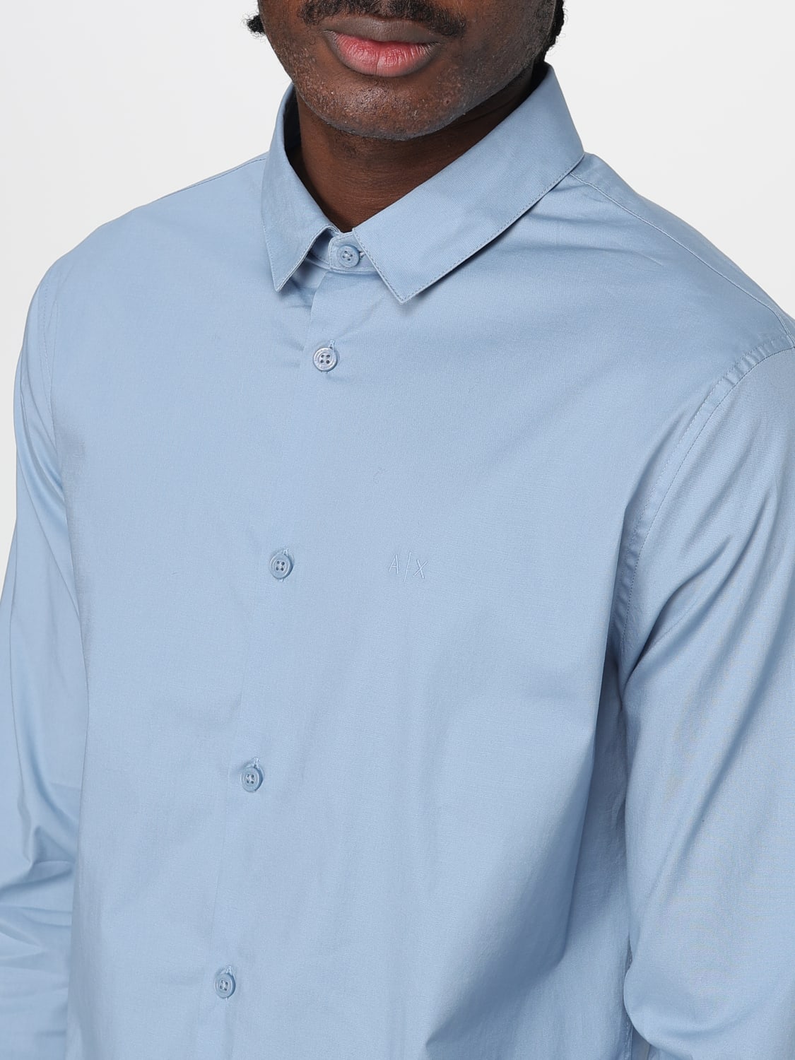 ARMANI EXCHANGE CAMISA: Camisa hombre Armani Exchange, Azul Claro - Img 3